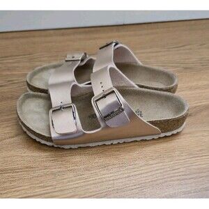 Birkenstock Arizona Sandal Size 3 Girl's Youth Rose Gold EU 34